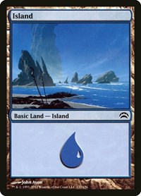 Island (137) - Planechase 2012 - Magic: The Gathering card
