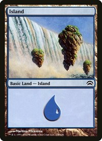 Island (138) - Planechase 2012 - Magic: The Gathering card