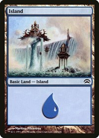 Island (140) - Planechase 2012 - Magic: The Gathering card