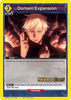 Domain Expansion - UE03BT: Jujutsu Kaisen Release Event Cards