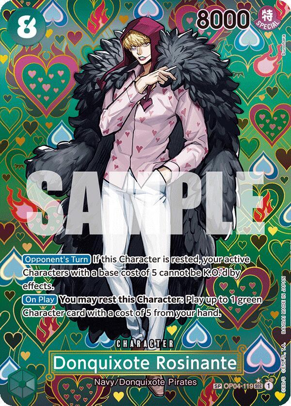 Donquixote Rosinante SP onepiece card