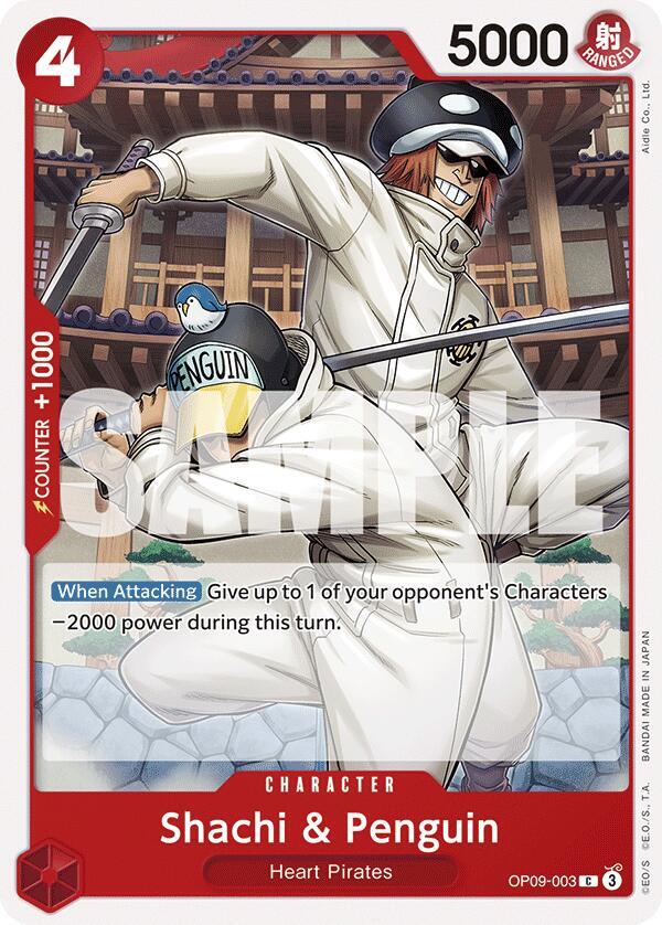 Shachi and Penguin onepiece card