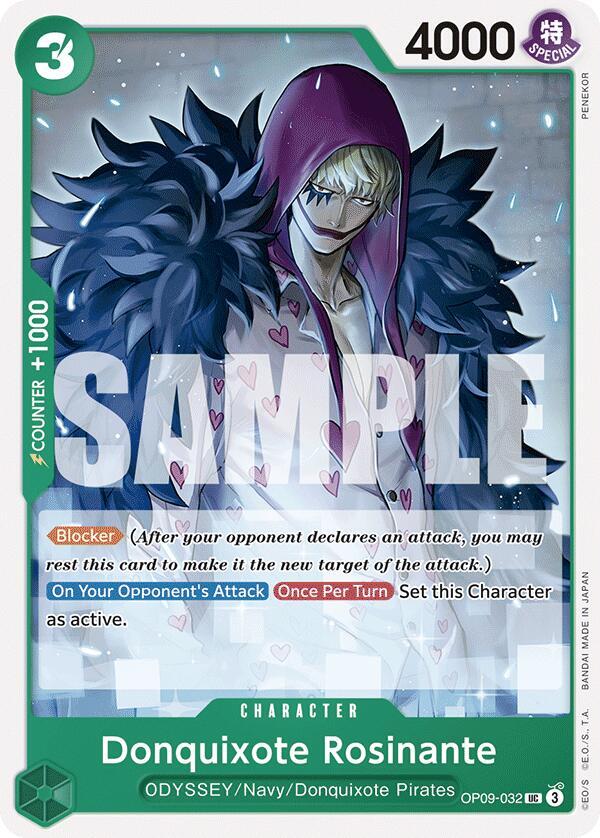Donquixote Rosinante 032 onepiece card