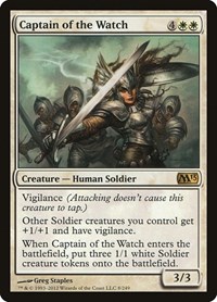 Captain of the Watch - Magic 2013 (M13) - Magic: The Gathering card