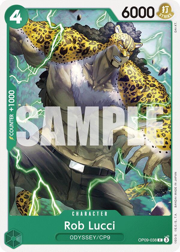 Rob Lucci 038 onepiece card