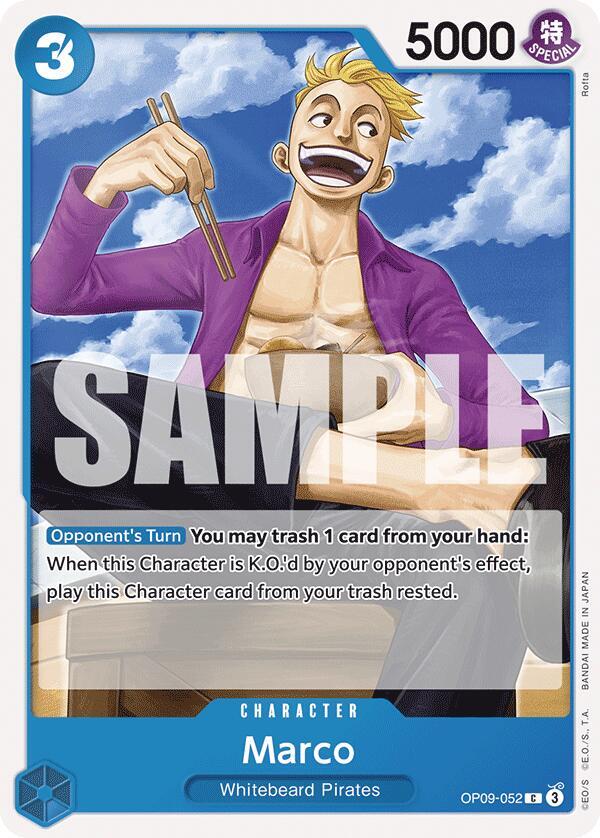 Marco onepiece card