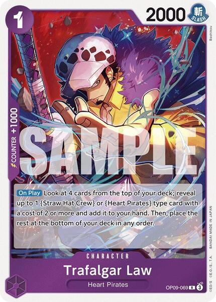 Coffret One Piece Ultraboost – Trafalgar Law 069 Alternative Art – 10 Cartes – Série 9 « Les Nouveaux Empereurs »