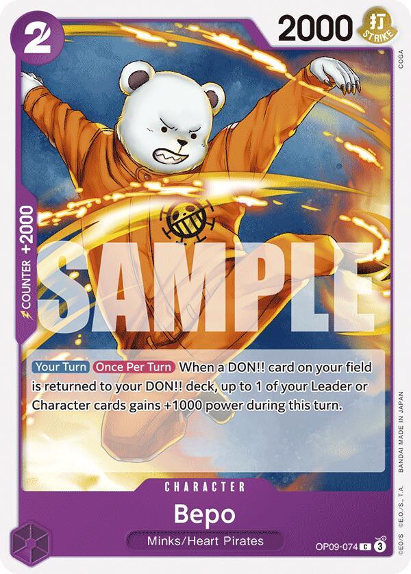 Bepo onepiece card