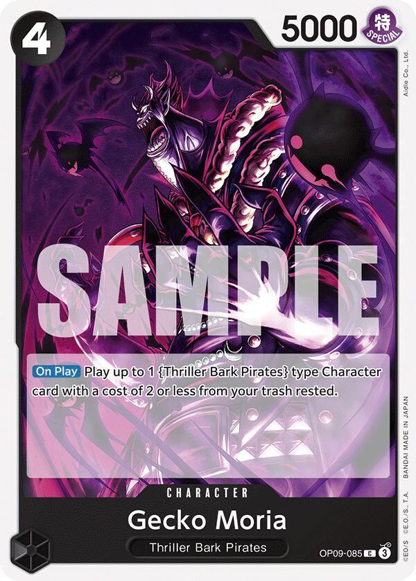 Gecko Moria onepiece card