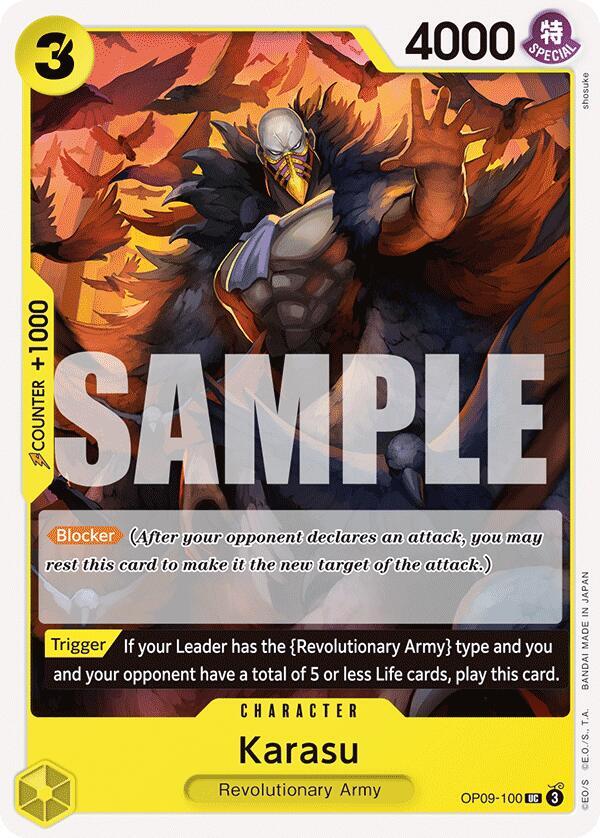 Karasu onepiece card