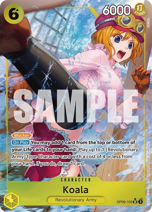 ワンピース koala One Piece CCG - OP05-006 - Koala - Super Rare - English | eBay
