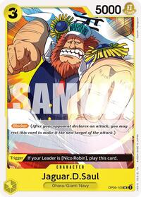 Jaguar.D.Saul - Emperors in the New World - One Piece card