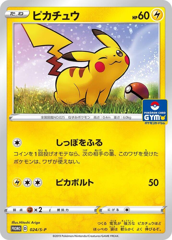 Pikachu - 024/S-P - S-P: Sword & Shield Promos - Pokemon