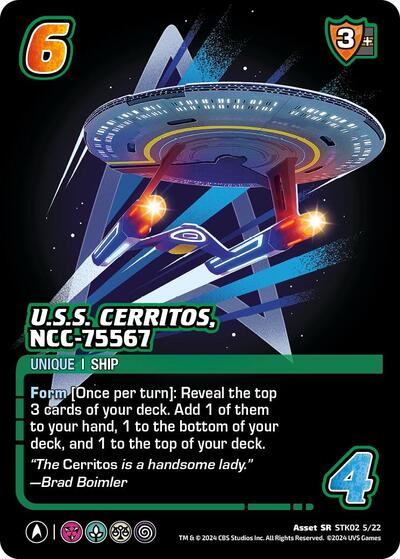 U.S.S. Cerritos, NCC-75567 (STK02 5/22)