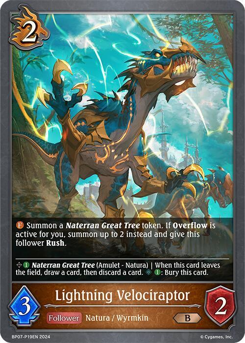 Lightning Velociraptor - P19EN (Foil)