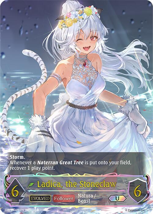 Ladica, the Stoneclaw (Evolved) (U) - BP07: Verdant Steel