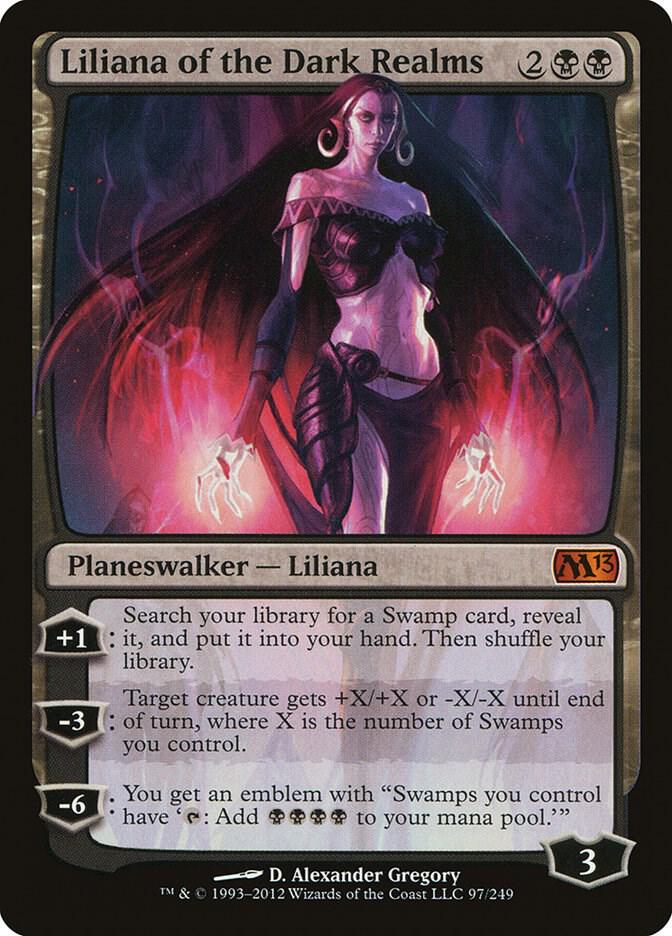 Liliana of the Dark Realms - Magic 2013 (M13) - Magic: The Gathering