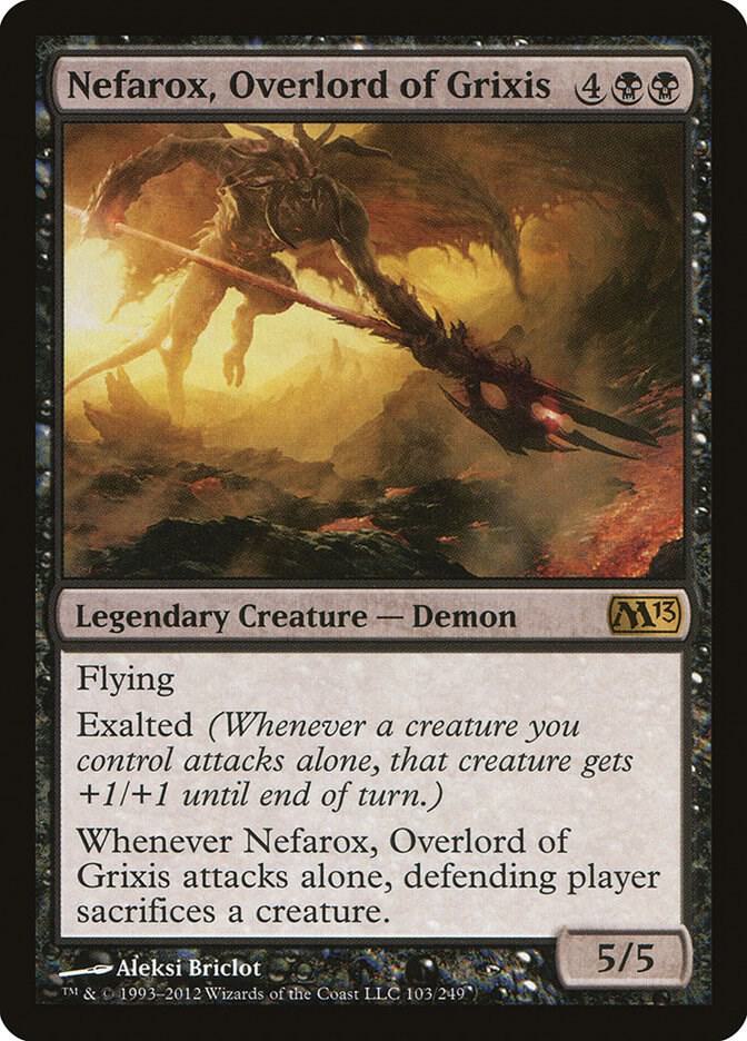 Nefarox, Overlord of Grixis - Magic 2013 (M13) - Magic: The