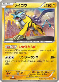 Raikou #033/171 from SM: The Best of XY Pokemon card image