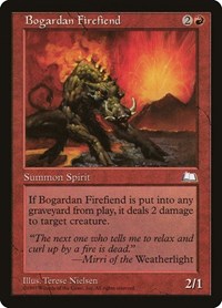 Bogardan Firefiend (Weatherlight)