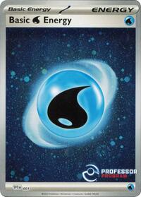 Water Energy (2023) #003 from Professor Program Promos Pokemon card image