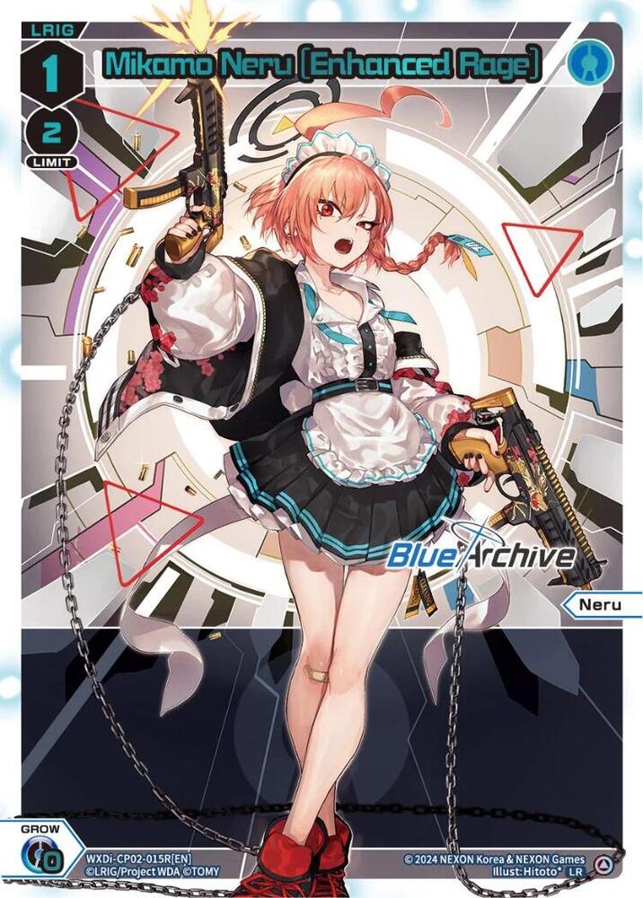 Mikamo Neru [Enhanced Rage] (LR) - Blue Archive DIVA - WIXOSS