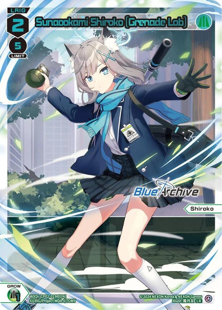 Sunaookami Shiroko [Grenade Lob] (LR) - Blue Archive DIVA - WIXOSS