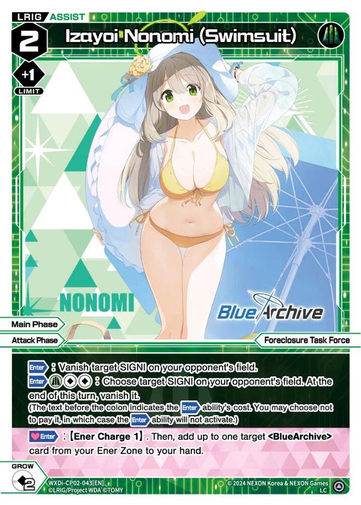Izayoi Nonomi (Swimsuit) - Blue Archive DIVA - WIXOSS - TCGplayer.com