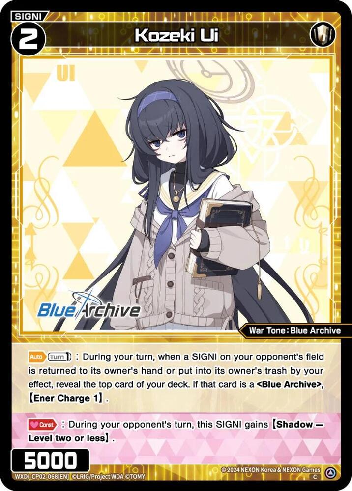 Kozeki Ui - Blue Archive DIVA - WIXOSS - TCGplayer.com
