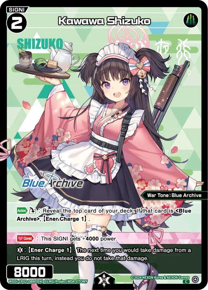 Kawawa Shizuko (Parallel) - Blue Archive DIVA - WIXOSS - TCGplayer.com