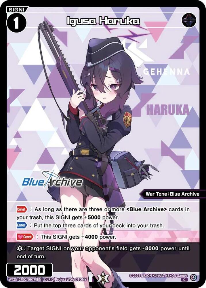 Igusa Haruka (Parallel) - Blue Archive DIVA - WIXOSS - TCGplayer.com
