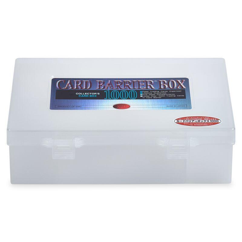 KMC Deck Box: Card Barrier Box - Clear (Holds 1000+) - KMC Deck