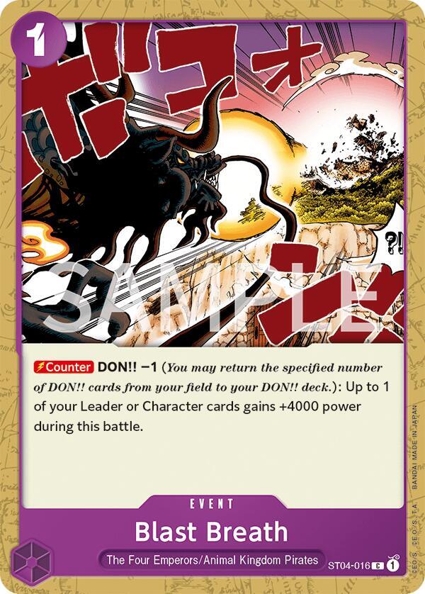 Blast Breath onepiece card
