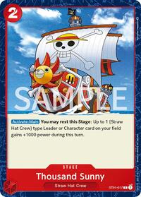 Thousand Sunny - Revision Pack Cards - One Piece card