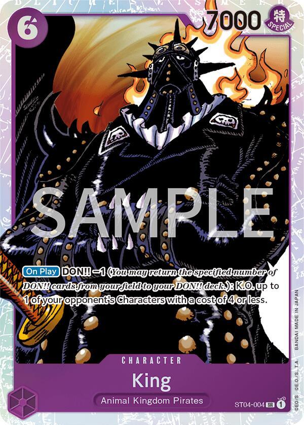 King onepiece card