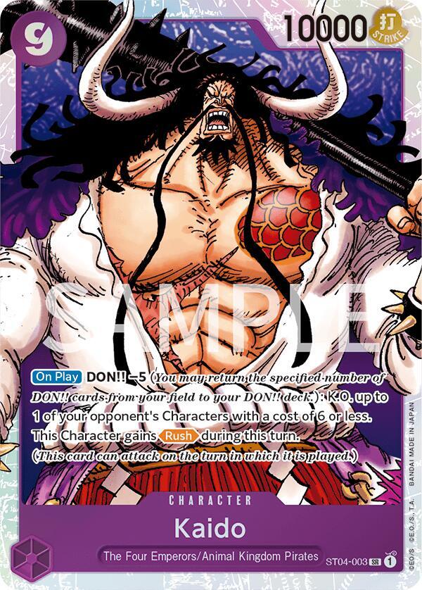 Kaido 003 onepiece card