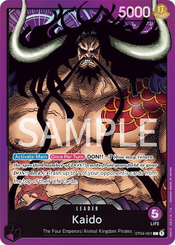Kaido 001 onepiece card