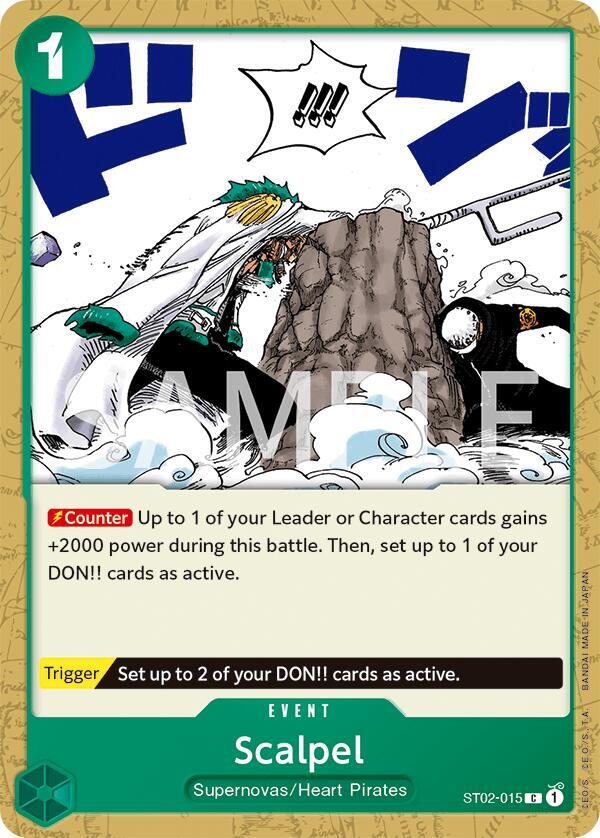 Scalpel onepiece card