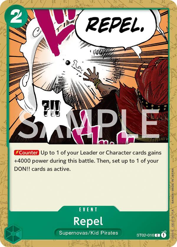 Repel onepiece card