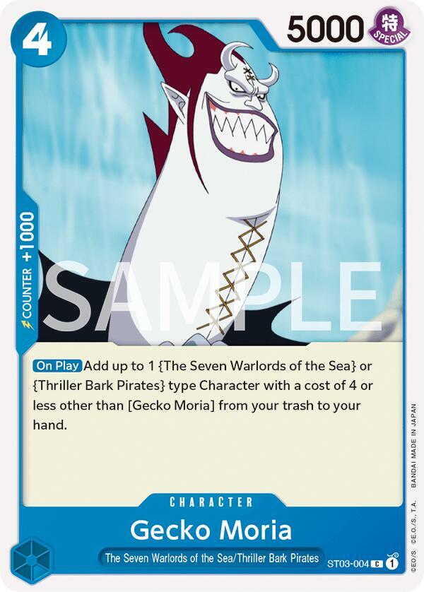 Gecko Moria onepiece card