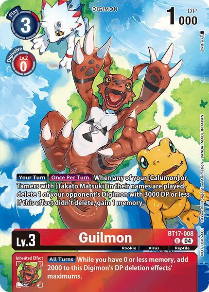 Guilmon (Legend Pack 2024 Box Topper) - Chain of Liberation