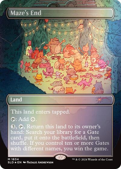 Mazes End Rainbow Foil