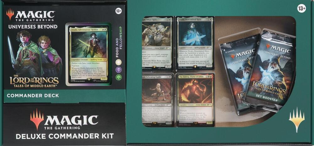 The Lord of the Rings: Tales of Middle-earth Deluxe Commander Kit - Food  and Fellowship - Commander: The Lord of the Rings: Tales of Middle-earth - Magic:  The Gathering - TCGplayer.com