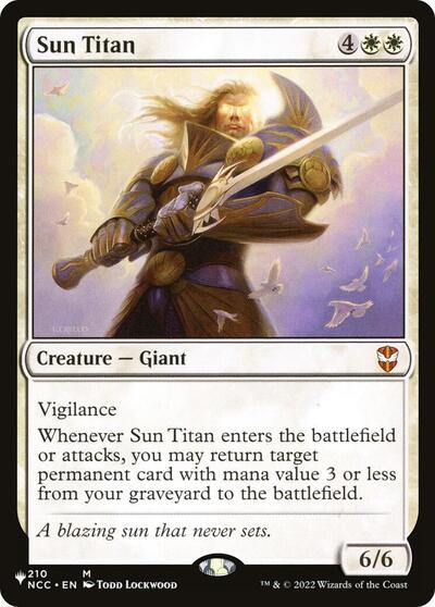 Sun Titan (The List · from NCC) PLST NCC-210 Magic card