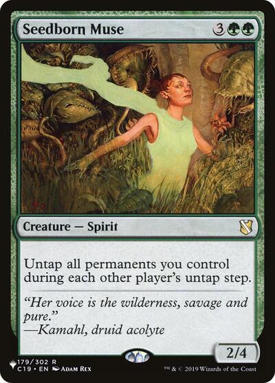 Seedborn Muse (The List) from LIST #C19-179, Magic: The Gathering card