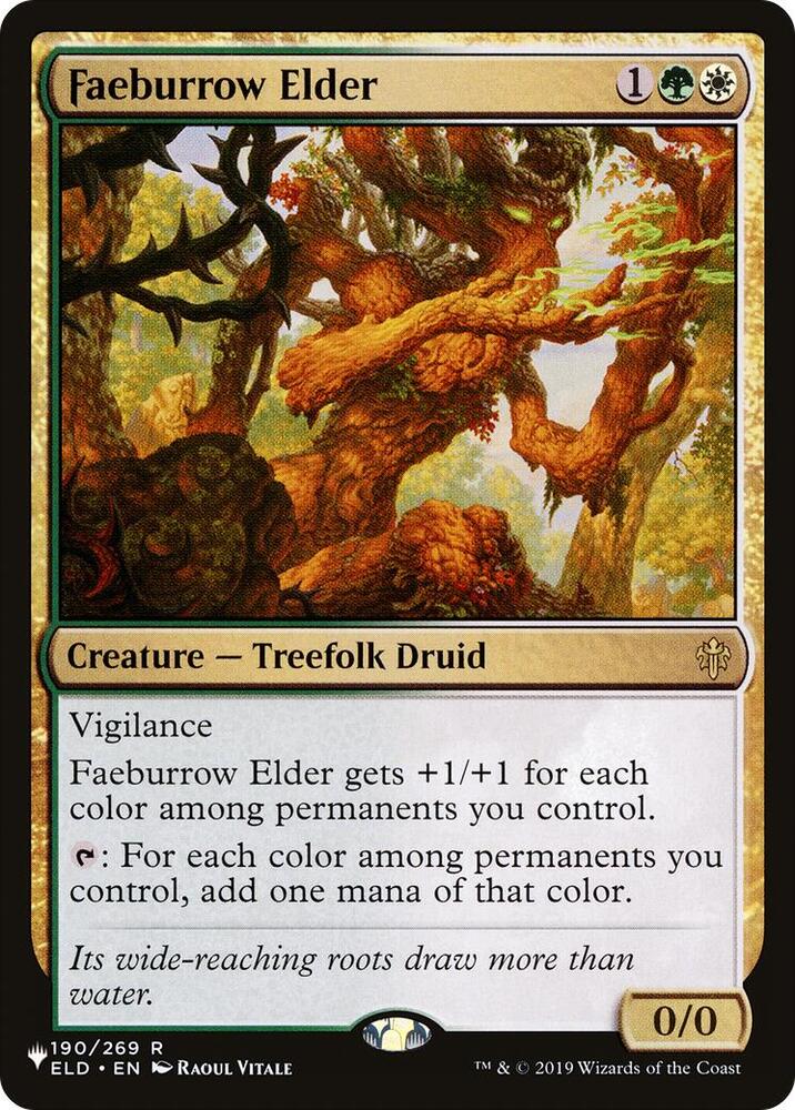 Faeburrow Elder #ELD-190 — The List