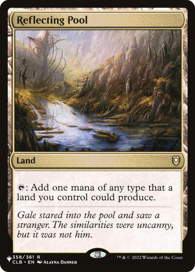 Reflecting Pool (The List) from LIST #CLB-358, Magic: The Gathering card