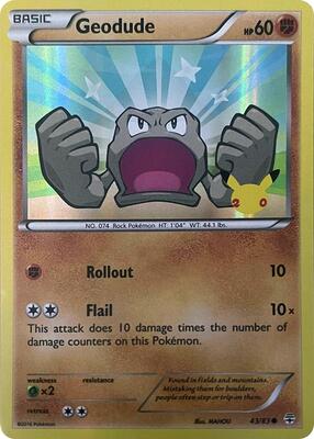 Geodude (Stamped)