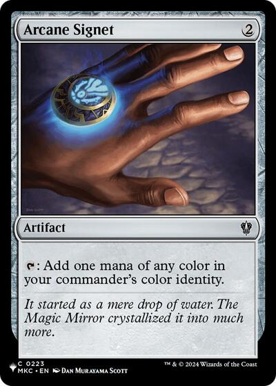 Arcane Signet (The List, from MKC) from LIST #MKC-223, Magic: The Gathering card