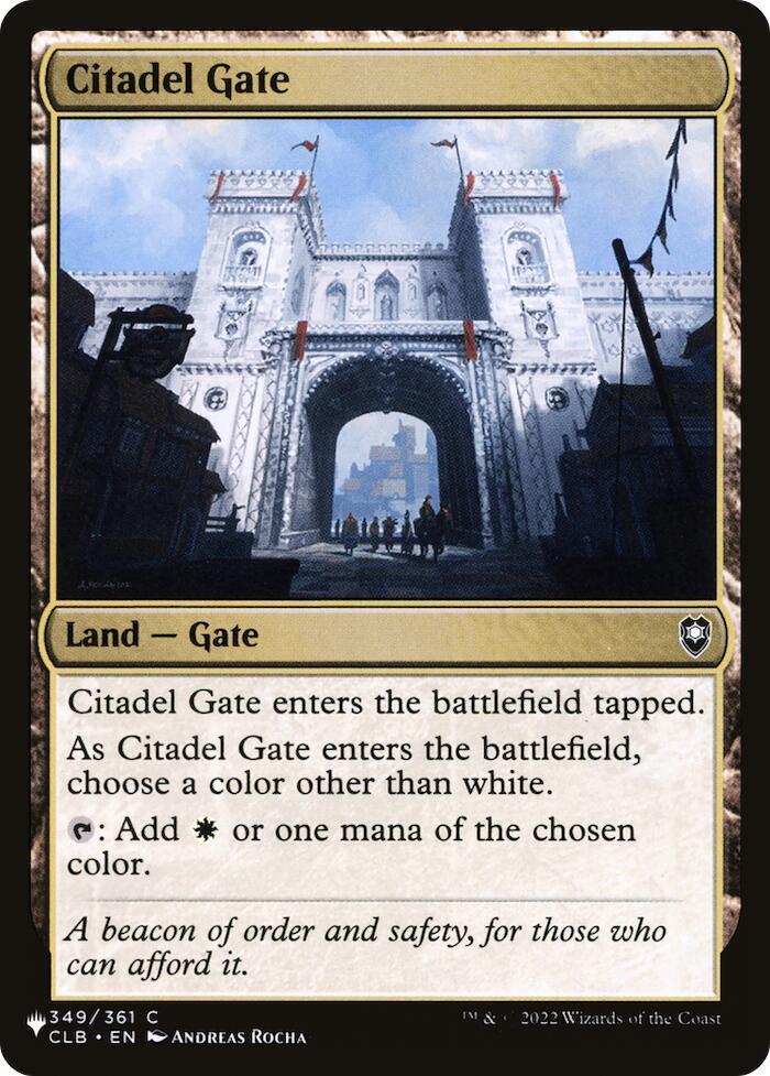 Citadel Gate 349/361 card
